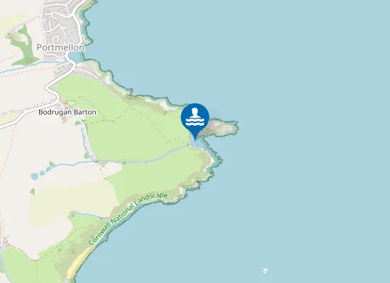Map of Colona Beach