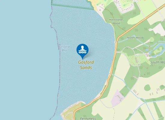 Map of Gosford Sands