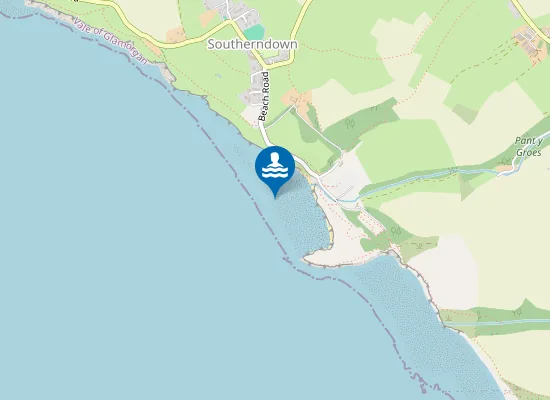 Map of Dunraven Bay
