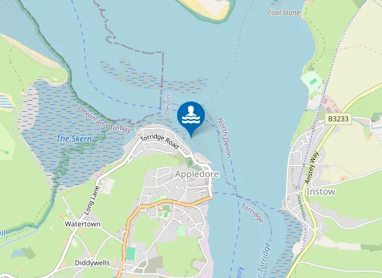 Map of West Appledore