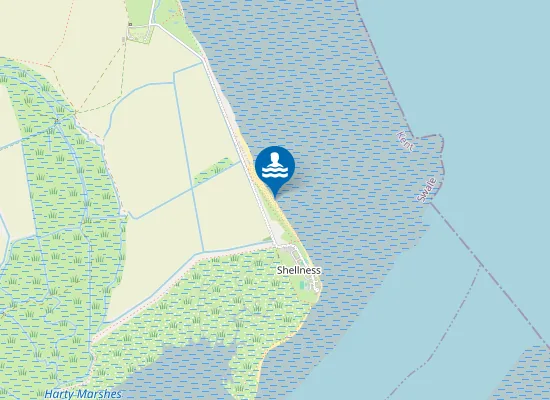 Map of Shellness Beach