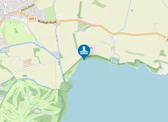 Map of Burleigh Sands