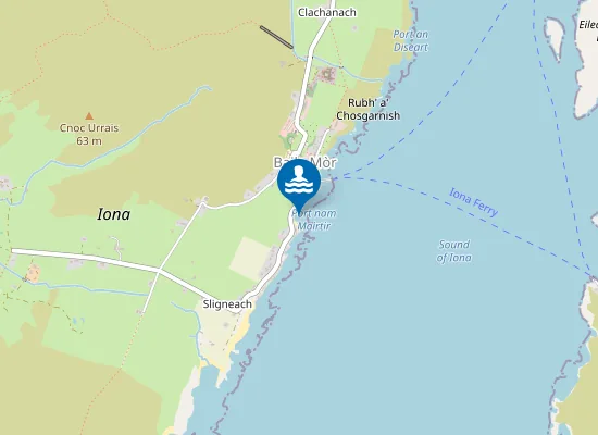 Map of Port nam Mairtir