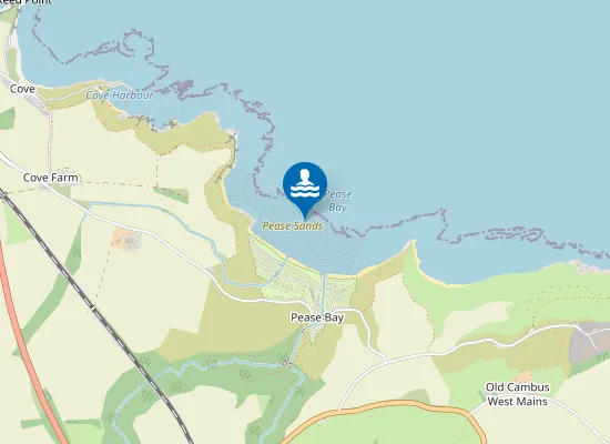 Map of Pease Sands