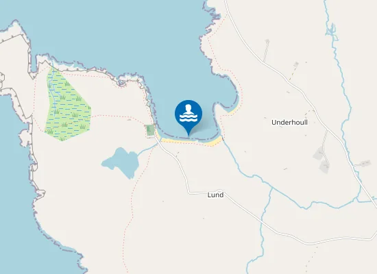 Map of Lund Beach