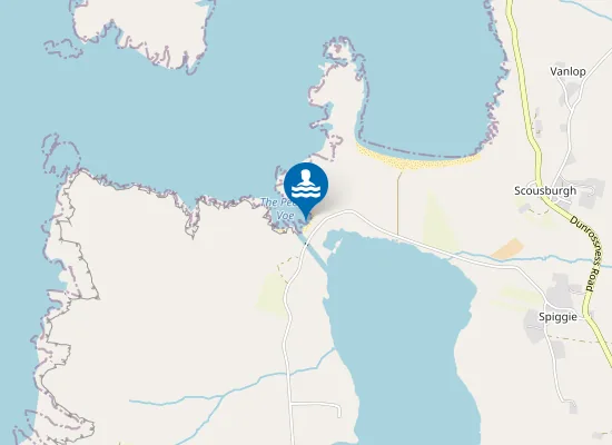 Map of Beach of Spiggie