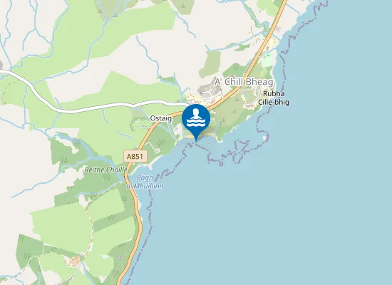 Map of Tràigh Ostaig