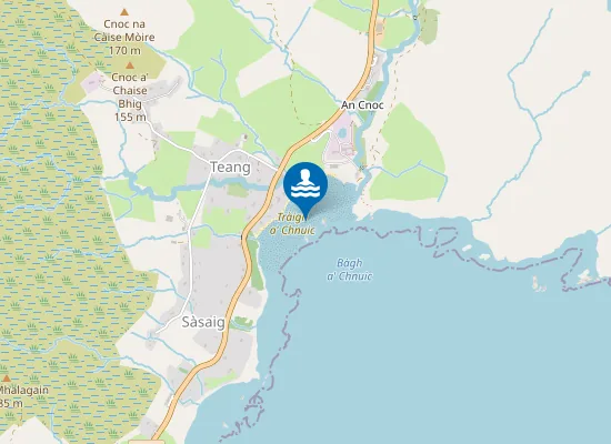 Map of Tràigh a' Chnuic