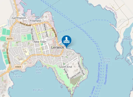 Map of Bain's Beach