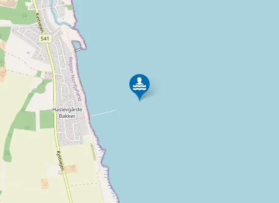 Map of HASLEVGAARDE BAKKER