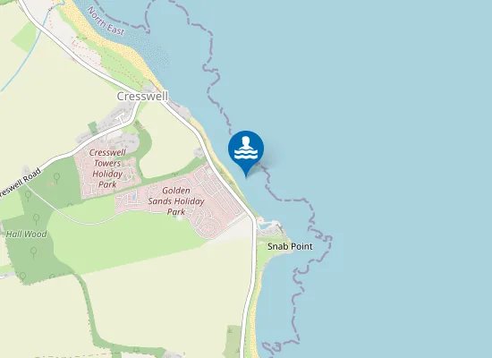 Map of Broad Sand Rocks