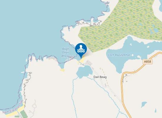 Map of Tràigh Dhail Bheag