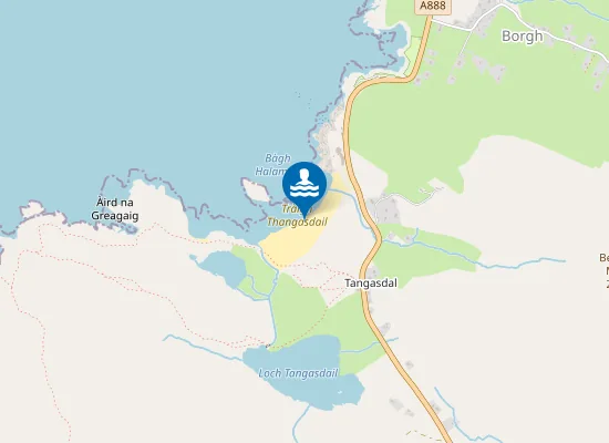 Map of Tràigh Thangasdail