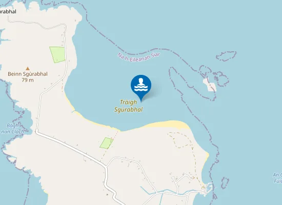 Map of Tràigh Sgùrabhal