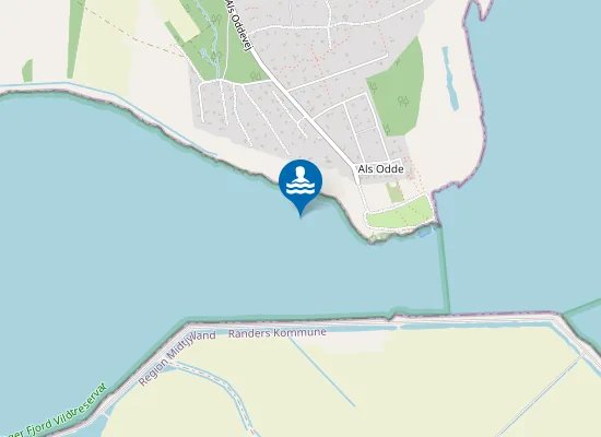 Map of Als Odde