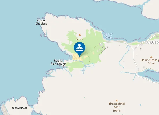 Map of Tràigh Bhàrlais