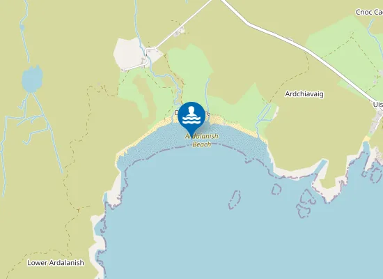 Map of Ardalanish Beach