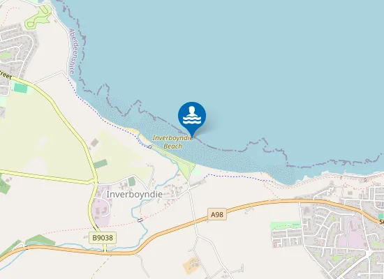 Map of Inverboyndie Beach