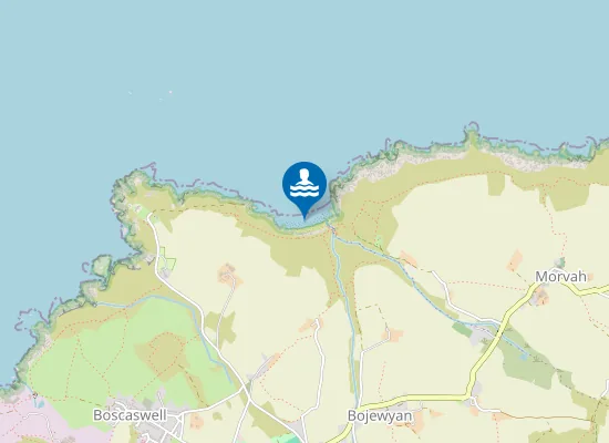 Map of Portheras Cove
