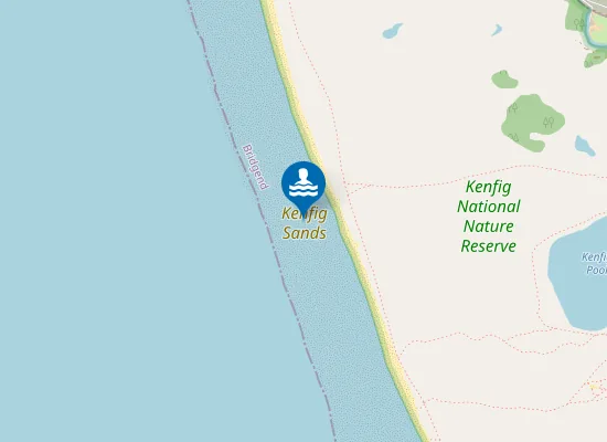 Map of Kenfig Sands