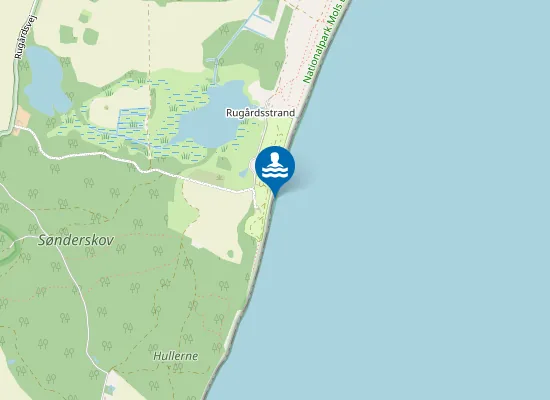 Map of RUGÅRD STRAND