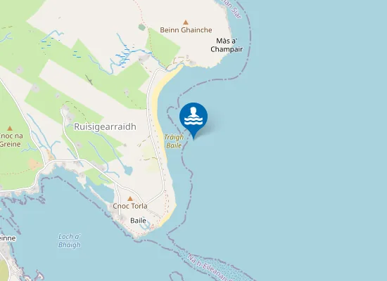 Map of Tràigh Baile