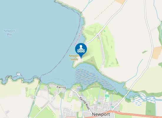 Map of Newport Sands