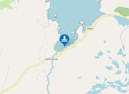 Map of Clashnessie Bay