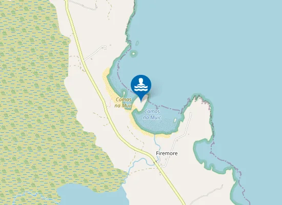 Map of Camas na Muic