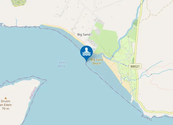 Map of Big Sand Beach