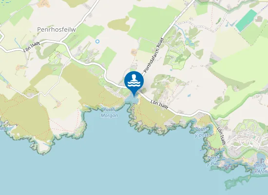 Map of Porth Dafarch