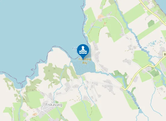 Map of Fiskavaig Bay