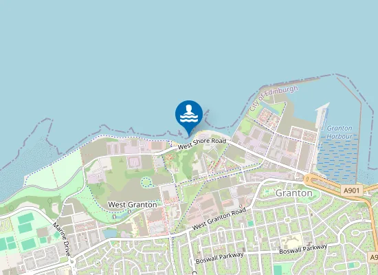 Map of Royston Beach