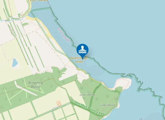 Map of Ravensheugh Sands