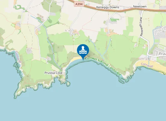 Map of Kenneggy Cove