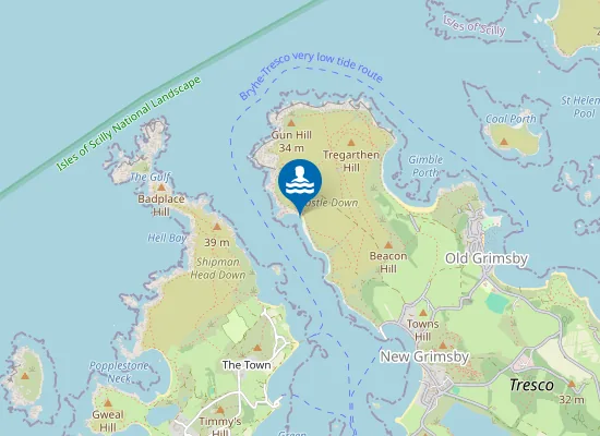 Map of Castle Porth