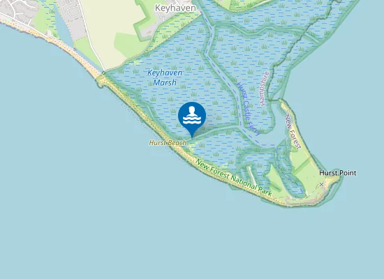 Map of Hurst Beach