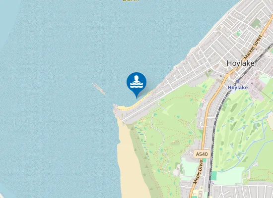Map of East Hoyle Bank