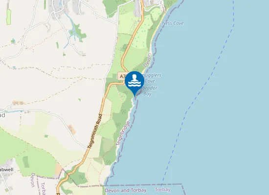 Map of Cherryred Beach