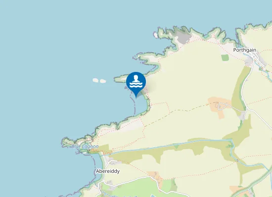 Map of Traeth Llyfn