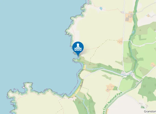 Map of Porth Dwgan