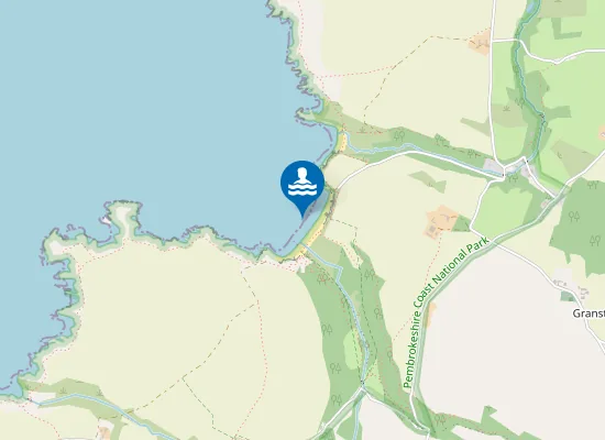 Map of Abermawr