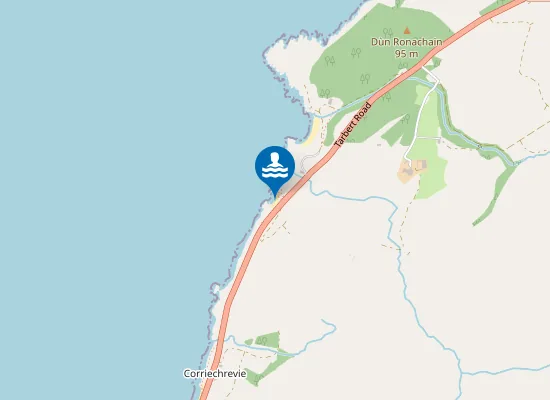 Map of Ronachan Beach