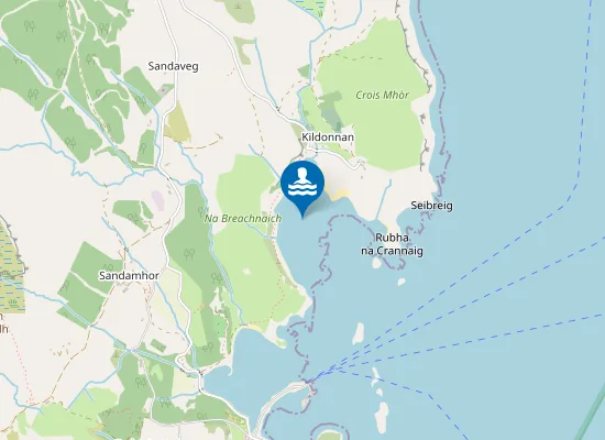 Map of Poll nam Partan