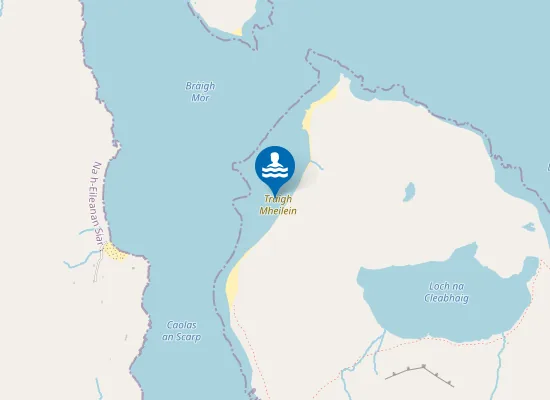Map of Tràigh Mheilein