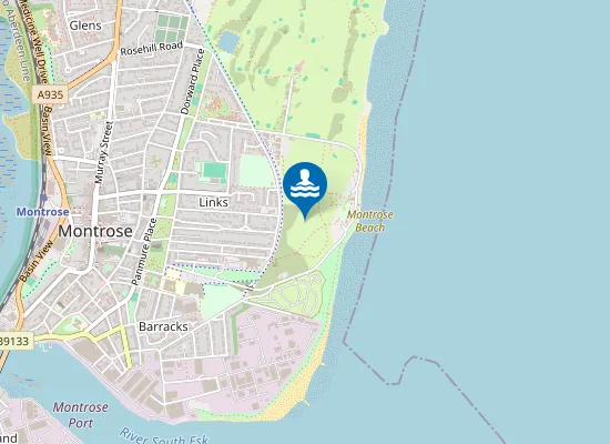 Map of Montrose Beach