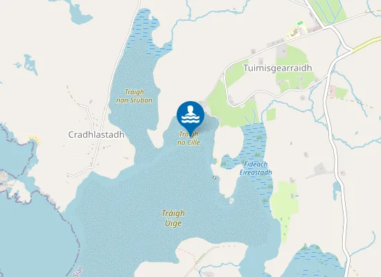 Map of Tràigh na Cille
