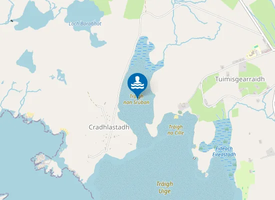 Map of Tràigh nan Srùban