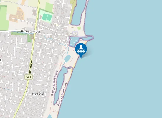 Map of HOU BADESTRAND