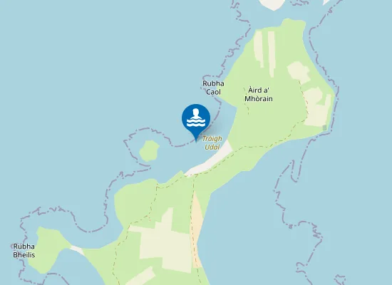 Map of Tràigh Udal